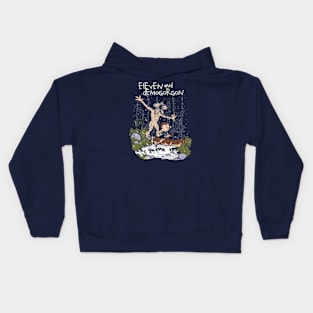 Eleven and Demogorgon Kids Hoodie